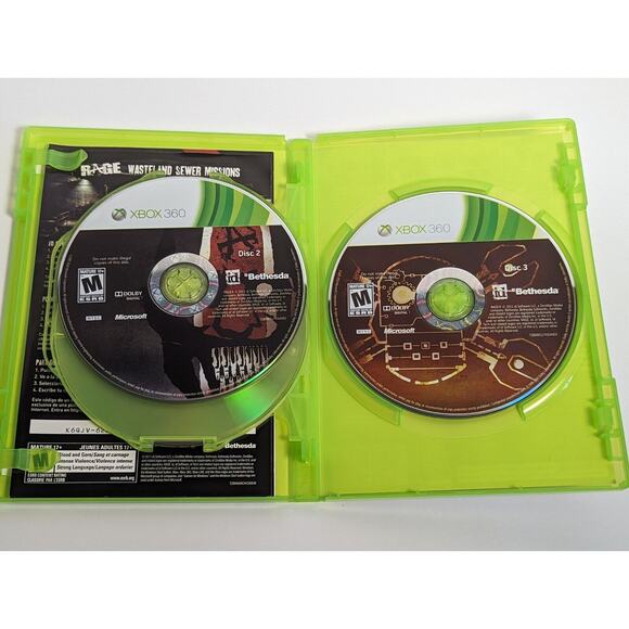 Xbox 360 Lot of 3 Games - Fable III, Kane & Lynch, Rage - Picture 6 of 7